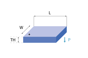 Dimensions of Piezoceramic Plates